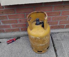 small gas cylinder