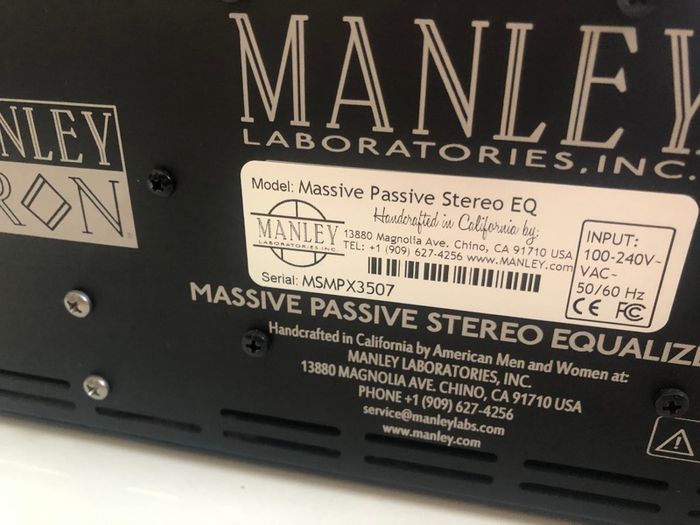 Manley Massive Passive Stereo Equalizer - mint