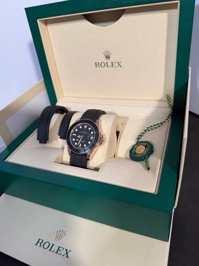 Rolex Yacht Master 37mm Oysterflex 18k