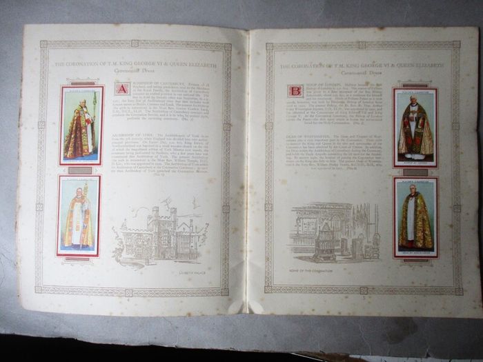 1937 Coronation Cig Card Album