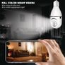 3mp Panoramic Wifi Ip Camera E27 Light Bulb Calving Hd Wireless Security Camera Image 6
