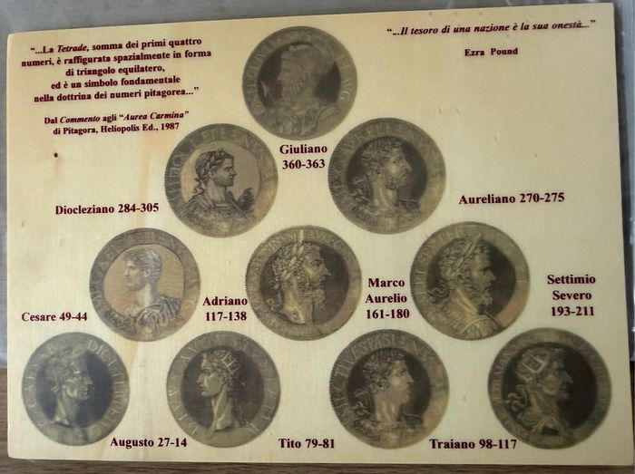Vintage Antique Collectors Italian Wooden Postcard