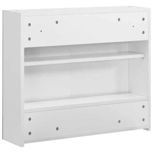 Bathroom Mirror Cabinet White 80x15x60 cm MDF
