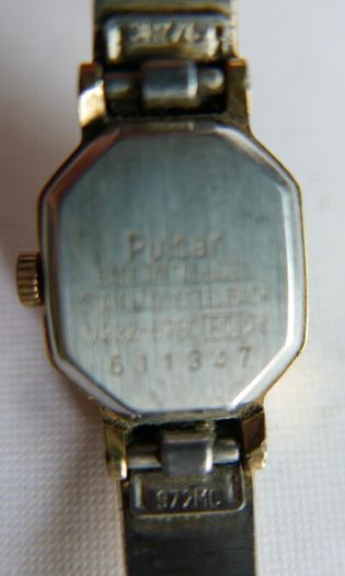 Pulsar Quartz Classic Women's Gold Tone Watch 19mm Y481-5130 New Batt