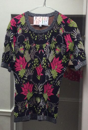 Joanne Hynes Designer Lurex Top Size 10