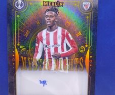 2024-25 Topps Merlin Nico Williams "Mystic Nights" Gold Auto /50
