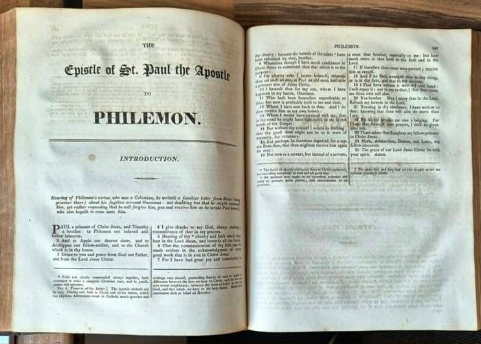 James A. M Namara. Controversial Rhemish Bible. Ireland, Cork City, 1818. The New Testament, Translated From The Latin Uulgate, First Published At The English College, At Rheims, A. D. 1582
