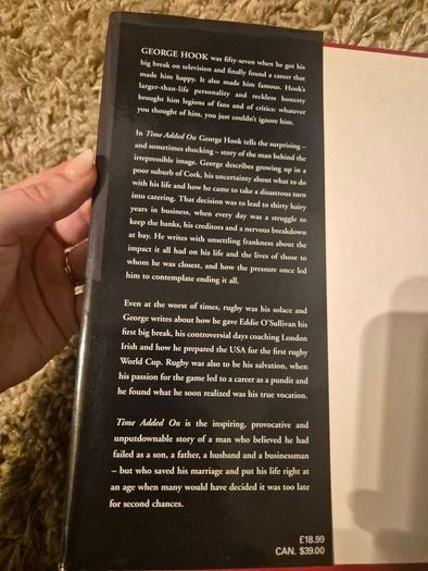 George Hook Autobiography