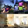 Smart LED Ceiling Light Dimmable, RGB Colour Changing Ceiling Light, App or Voice Control, IP54 Waterproof, 15W 1250lm, 2700K-6500K Tunable, Compatible with Alexa and Google Home Image 3