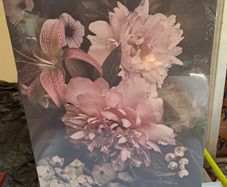 Floral Large Stretched Canvas