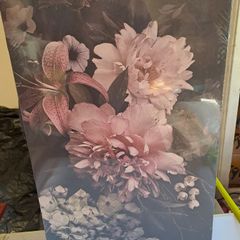 Floral Large Stretched Canvas