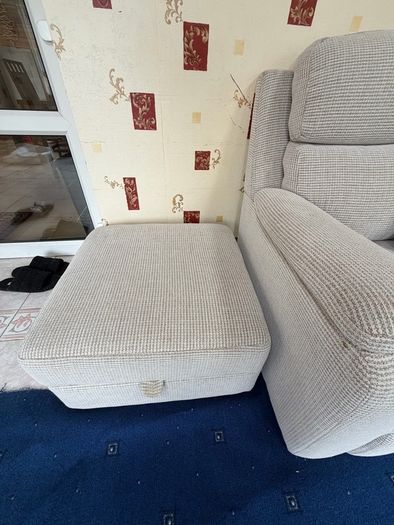 3 Seater Living Sofa with additional storage box