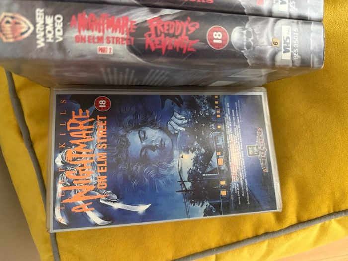 A nightmare on elm street vhs video collection