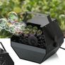Bubble Maker, 25W 220V Portable Electric Automatic Bubble Blower Portable Blowing Maker Machine for DJ, Party, Club, Parties, Weddings, Disco, Stages, Xmas (Black) Image 2