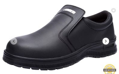 Larnmern Mens Waterproof Steel Toe Safety Shoe Uk Size 9 Black