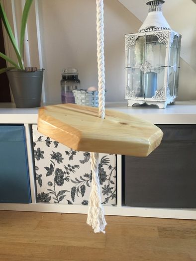 Kids swing, wooden indoor swing, handmade tree swing, children gift idea