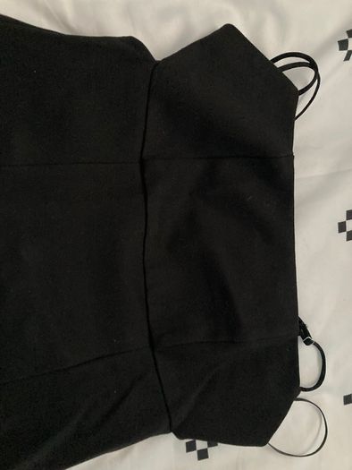 Black mini dress size uk 4/6