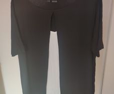 Bodyflirt black and white cover up top 2 in 1 blouse size UK16 EU44 Postage included