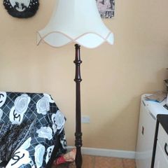 Vintage Mahogany Floor Lamp