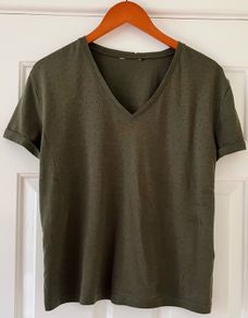 Size 10 Dark Green Top by Marks&Spencer