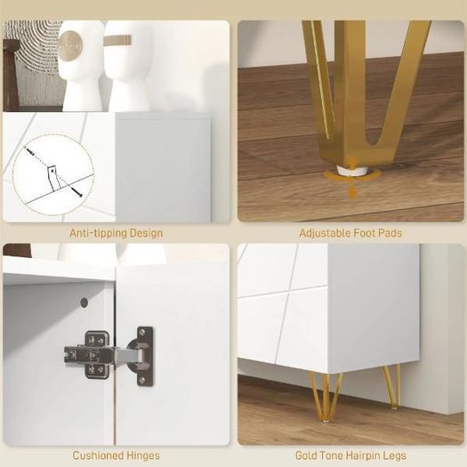 High-Gloss Sideboard