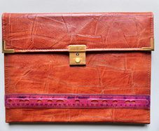 Vintage retro document carrier