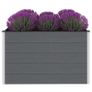 Garden Raised Bed WPC 150x100x91 cm Grey Image 3