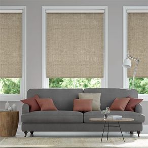 BNIB Custom Made Hopsack Roller Blind