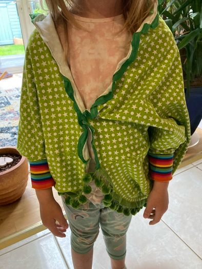 Handmade girls cloak/summer cape