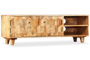 TV Cabinet Solid Mango Wood 118x35x40 cm
