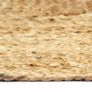 Handmade Rug Jute Natural 160x230 cm Image 3