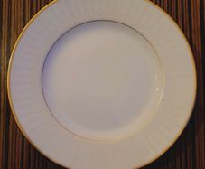 Vintage Waterford "lismore" salad plates x 5