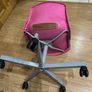 Pink office/study chair. Image 3