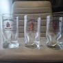 Vintage set of 3 James on Irish Whiskey Glasses Image 2