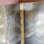 Rare Brazilian Polished Onyx Slab - Thick 124.5 cm x 66 cm Natural Stone with Deep Figuring Image 7