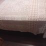 Handmade Crochet Lace Cotton Bed Cover Throw Image 9