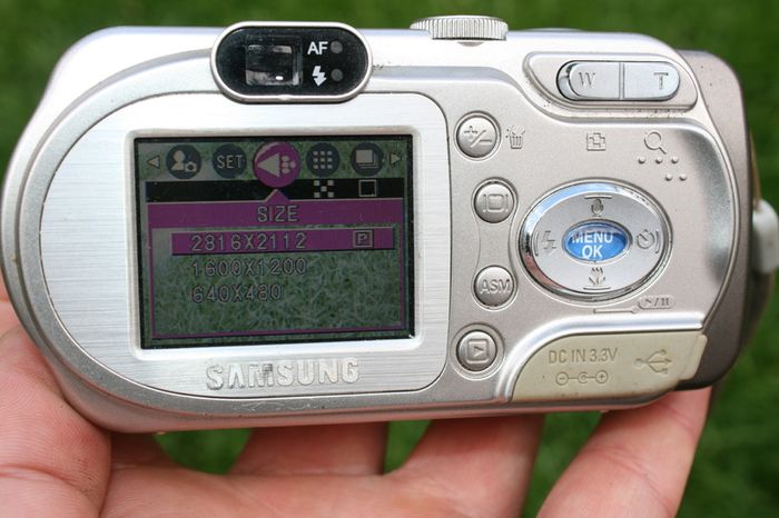 Samsung Digimax A6 6.0MP Compact Digital Camera Silver Tested