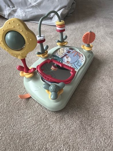 Baby bumbo seat tray top activity attachment