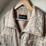 Gerry Weber Smart Coord Casual Set Champagne Crinkle Utility Jacket & Polka Dot Blouse Image 9