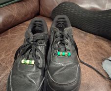 Black Adidas trainers - UK size 3.5