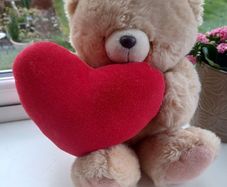 Large Forever Friends Heart Bear