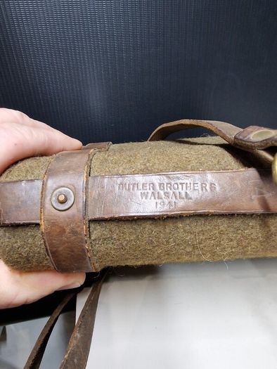 Vintage Military Felt Water Bottle  Canteen  Britain