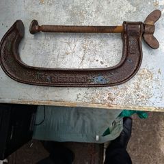 Large Old Record G Clamp Heavy Duty designed for Metalworking, Fabrication,  Woodworking, Postage Available