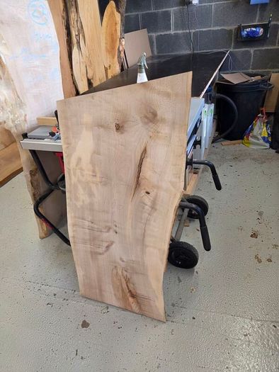 Live Edge Sycamore Slab- Kiln Dried