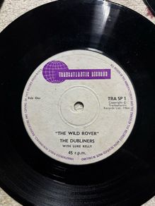 The Dubliners vinyl Single. Irish pressing