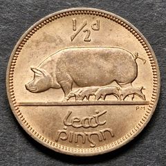 Ireland 1965 1/2 d Half Penny UNC
