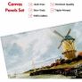 Painting Canvas Panels, Set of 24, Blank Canvas Boards for Acrylic Oil Water Painting 5x7 inch, 8x10 inch, 11x14inch (8 of Each) Image 3