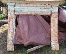 19th century cast iron fireplace surround