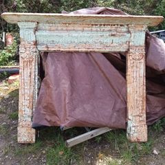 19th century cast iron fireplace surround