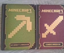 Minecraft Hardback Handbooks Set Beginner's & Combat